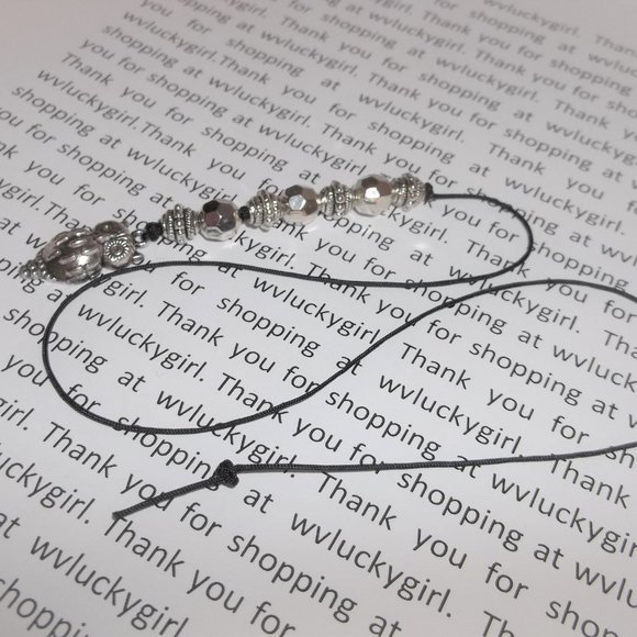 NWT Owl Bookmarker Bookmark Book Reading Gift Idea Beaded Handmade Silver 8156 - Picture 7 of 11